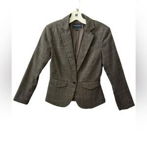 Banana Republic Womens Gray Carrier Jacket/blazer Light Weight Size 0